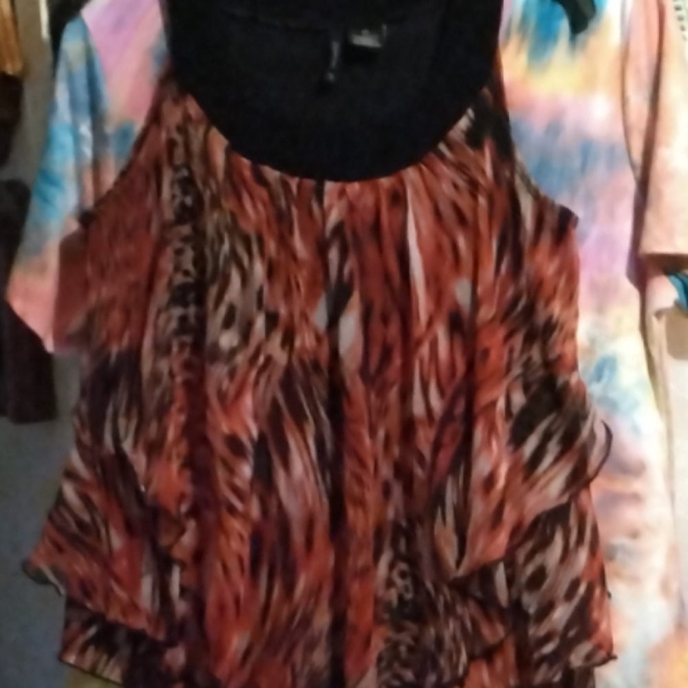 PS New Directions multicolor dressy Tank Top